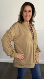 Vest met rits TRAVEL +SIZE camel