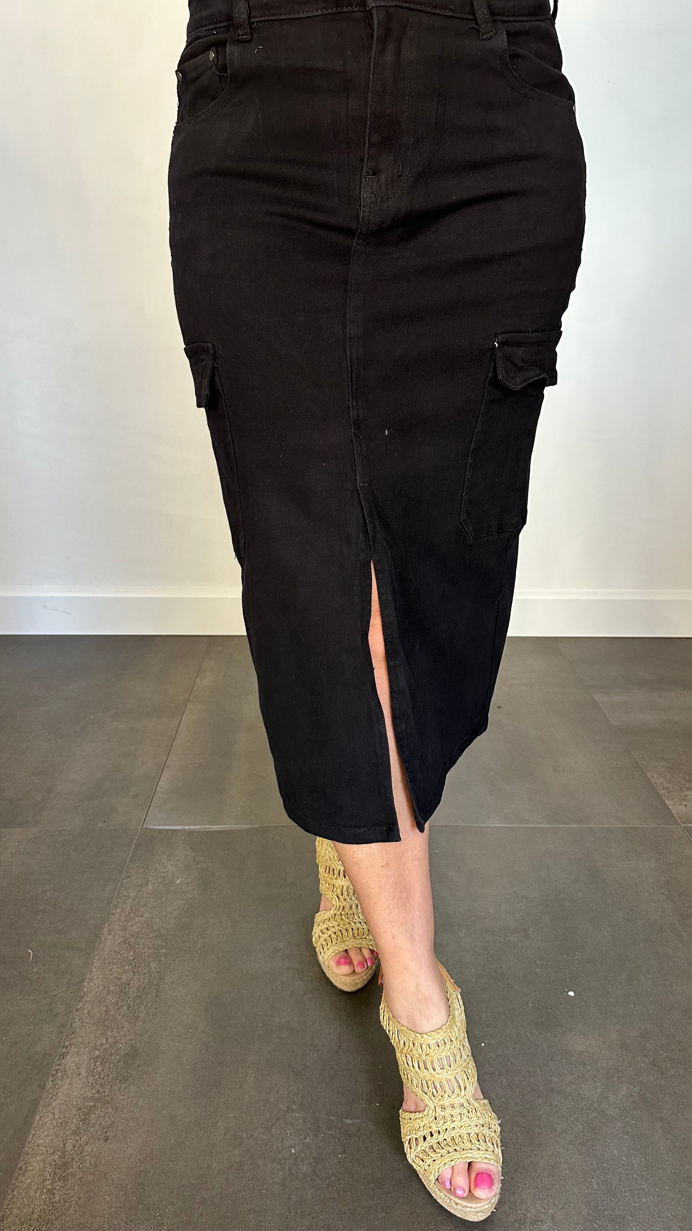 Denim rok G-smack zwart