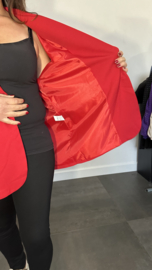 Blazer met pailletten + SIZE rood SALE