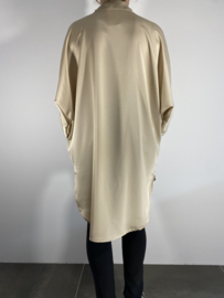 Satijnen blouse zand
