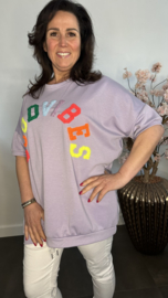 Sweatshirts Good vibes Lila