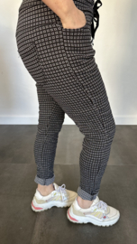 Joggjeans jacquard Bibi zwart