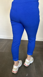 Comfy joggjeans kobalt (donker) +SIZE