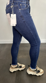 G-smack stretch jeans ragged silver sparkle