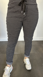 Joggjeans jacquard Bibi zwart