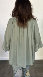 Blouse Veronica UNI +SIZE army