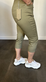 Capri stretch broek B.S. army