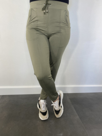 Travel broek met koord army