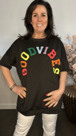 Sweatshirts Good vibes Zwart