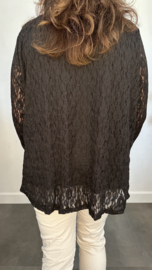 Kanten blouse Esmee Zwart