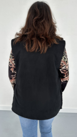 Bodywarmer lammy zwart