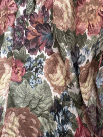 Palazzo broek met bloemen Army (donker)