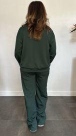 2-Delig comfy pak Wilma flessen groen