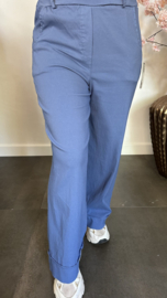 Highwaist WIDE LEG jogger Jeans blauw