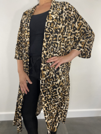 Lang vest dark panter bruin