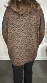 Sweater met capuchon /Panter Choco