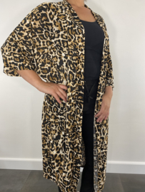 Lang vest dark panter bruin