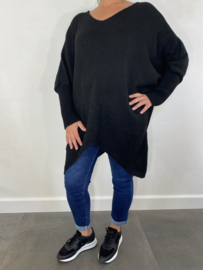 Oversized trui gaby zwart