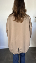 Sweater Custom +SIZE taupe