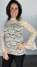 Kanten top Jill zand SALE