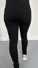 G-smack high waist jeans/ skinny fit zwart SALE