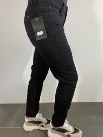 Stretch Jeans BBS zwart +size
