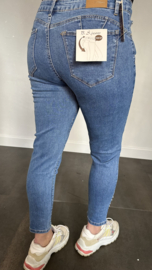 B.S. Jeans parels & strass