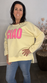 Sweater Ciao geel