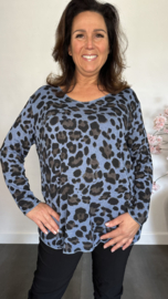 Trui Bibi panter Jeans blauw