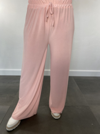 Broek met wijde pijpen roze