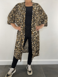 Lang vest dark panter bruin