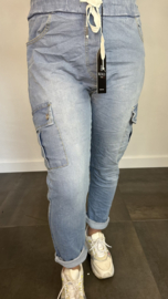 Cargo joggjeans light Denim