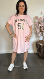 Sweaterdress Los Angeles Roze