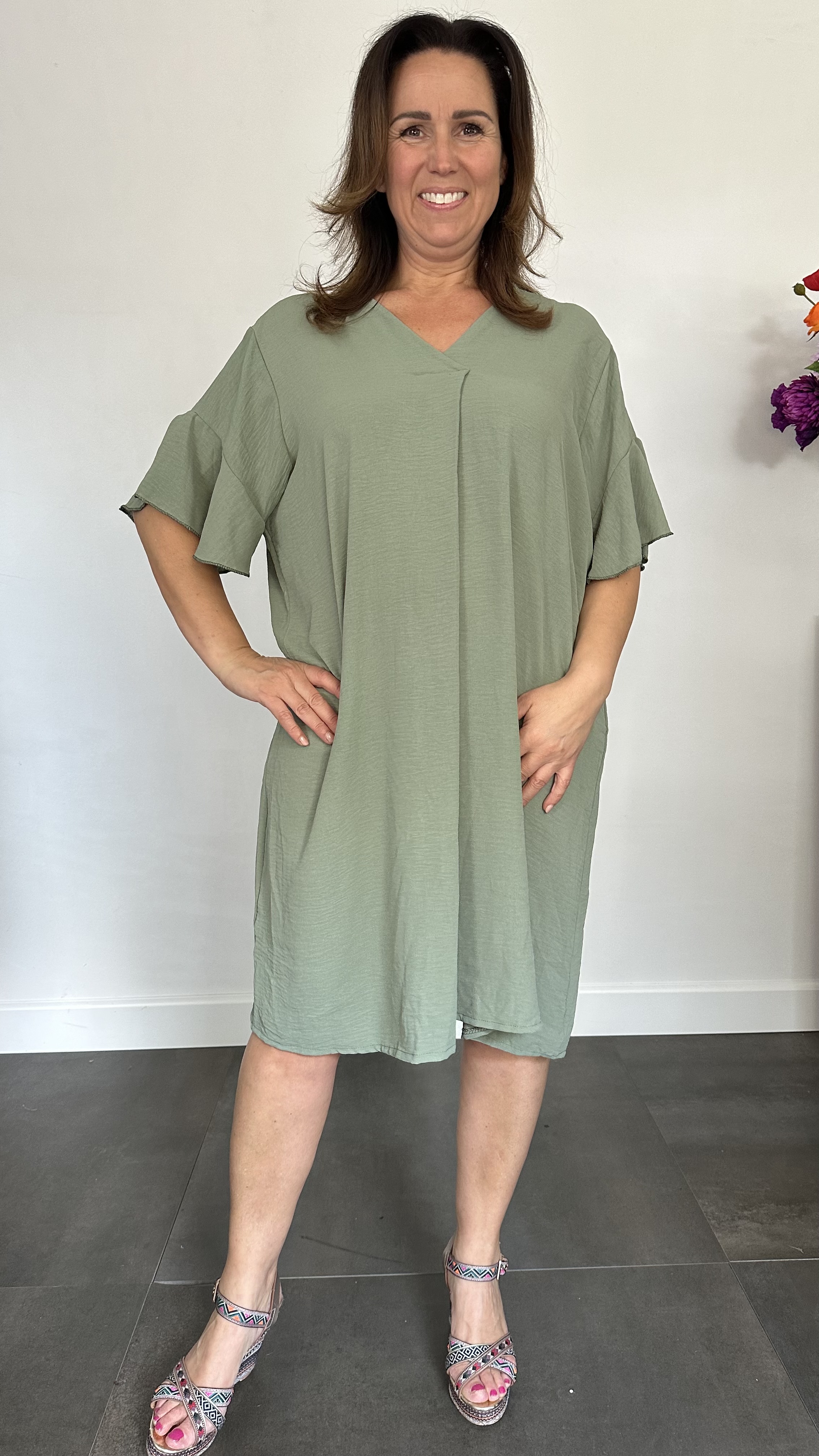 Jurk Niki +Size army