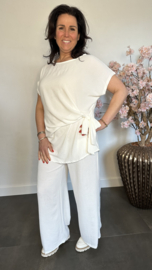 2-Delig pak Reza met strik Ecru