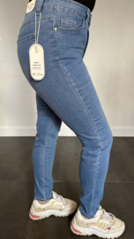 B.S. Jeans HIGH WAIST denim blue