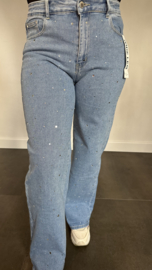 B.S. Jeans WIDE LEG met strass