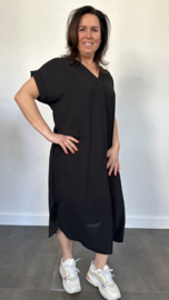 Jurk Maya +Size zwart