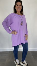 Tuniek Roza met ketting lila