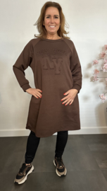 Jurk/ tuniek 2d print NY Choco
