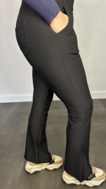FLARED tregging Miss Angelia ZWART