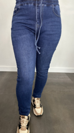 G-smack stretch joggjeans met elastiek SALE