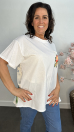 Shirt met borstzak Toekan Limone