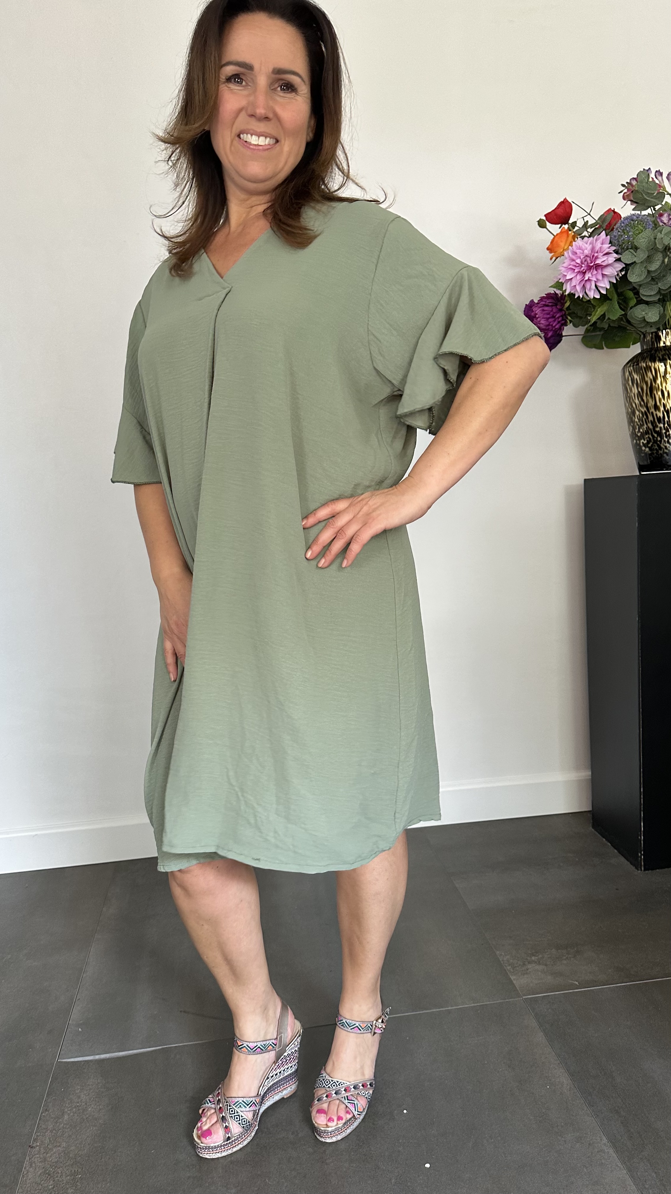 Jurk Niki +Size army