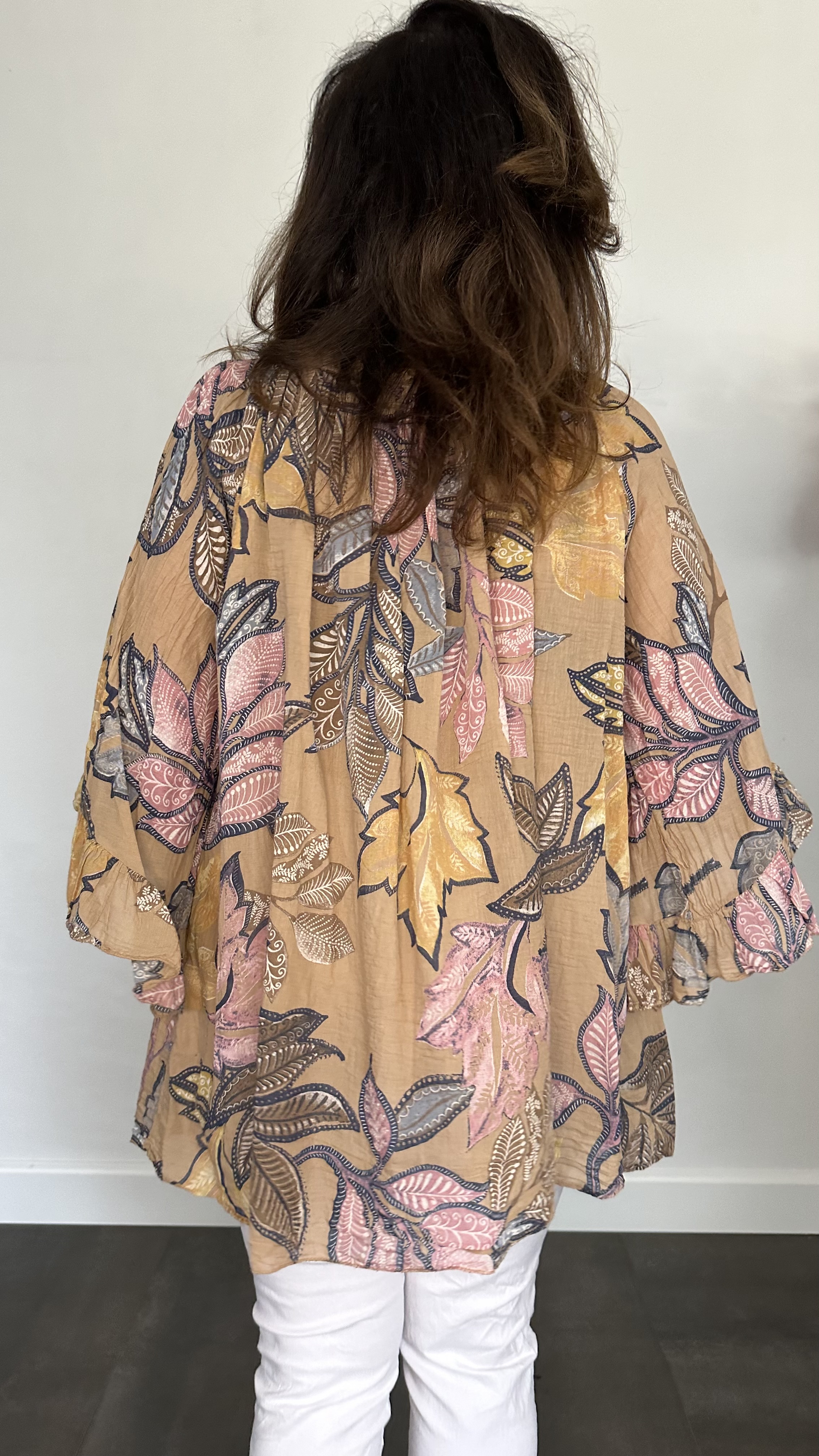 Blouse Veronica +SIZE camel