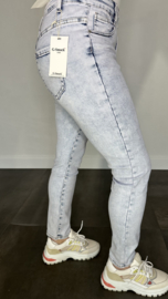 G-smack high waist jeans STONE WASH (licht)