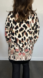 Sweater velvet panter love