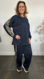 2-Delig comfy pak met panter bies Marine