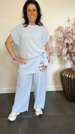 2-Delig pak Reza met strik IJsblauw