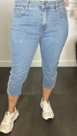 Capri stretch Jeans met glitter
